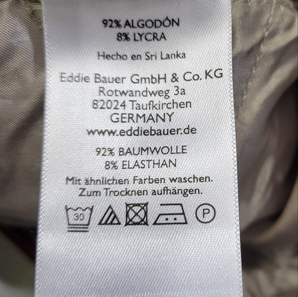 Eddie Bauer Womens Slightly Curvy Fit Khaki Pants - Size 6 - Picture 11 of 15